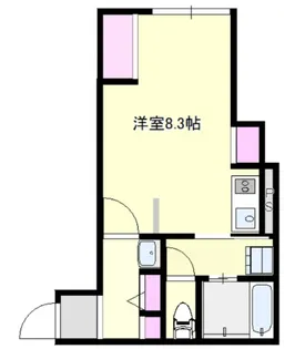 メゾン・ド・アニモ【1階】の間取り