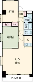 グランドパレスNS−5【4階】の間取り