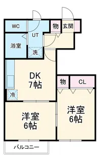 フリージアガーデンⅢ【1階】の間取り