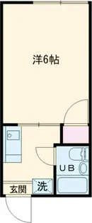 シティハイム松風【1階】の間取り