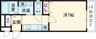 GRAND CASA TENJINGAWA【0301号室】の間取り