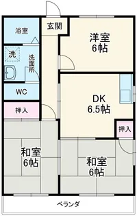 池下ハイツ【203号室】の間取り