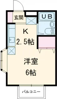 モンパレス新大平下【106号室】の間取り