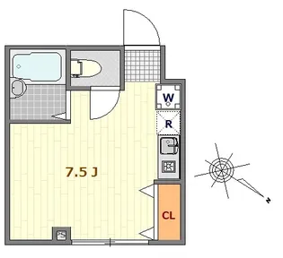 アリエスビル【3階】の間取り