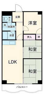 サンライフ天王台【2階】の間取り
