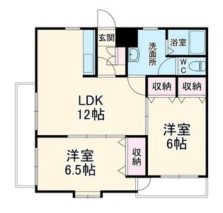 ヴィブレつばさⅡ【2階】の間取り