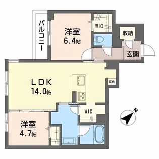 アルセア【2階】の間取り