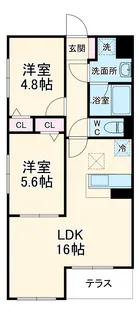 SOUTH COAT【1階】の間取り