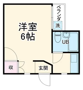 紅彩ハウス【3階】の間取り