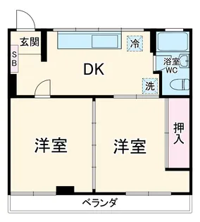カサブランカビル【3階】の間取り