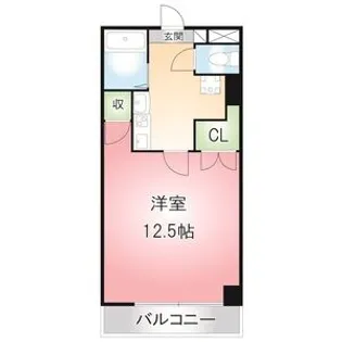 THUマンション【4階】の間取り