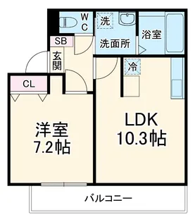 QUIET CRAB HOUSE TOGETHER長津田(仮)【201号室】の間取り