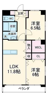 ノイエスレーベン本郷【2階】の間取り