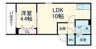 ルボヌール相川【1階】の間取り