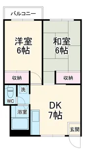 ハウス師岡【3階】の間取り