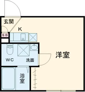 アミスタ新小岩【1階】の間取り