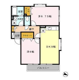 アイランド・F【1階】の間取り