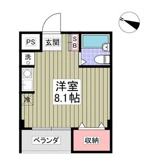 Rグレイスヒガシヤマ【3階】の間取り