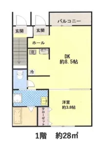 欅テラス【1階】の間取り