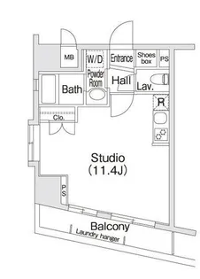 コンフォリア池尻【3階】の間取り