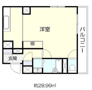 ティーホームズ新大阪【7階】の間取り