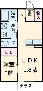 シャルム大久保【2階】の間取り