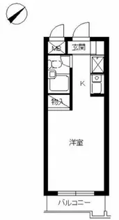スカイコート日吉第2【301号室】の間取り