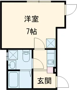 ブルーム石神井【1階】の間取り