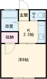 フレンズ【102号室】の間取り