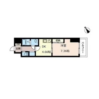 オーキッドレジデンス板橋【5階】の間取り