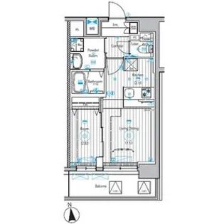 メイクスアート上前津Ⅵ【15階】の間取り
