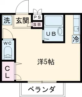 ボヌールあさひ【1階】の間取り