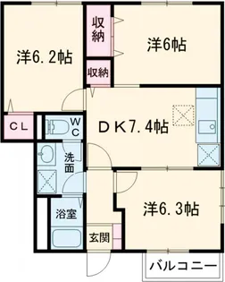 ソフィア Ⅰ【1階】の間取り
