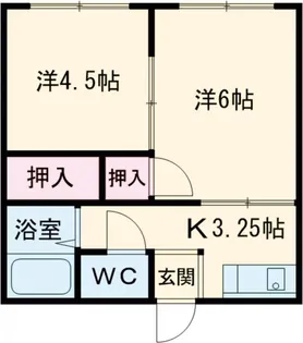 ファミーユ吉原【02010号室】の間取り