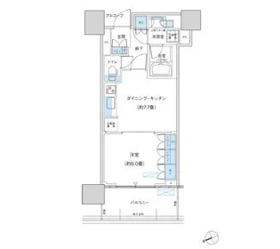 パークシティ柏の葉キャンパス ザ・ゲートタワー ウエスト【10階】の間取り