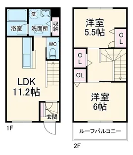 Villa de Grace A棟【1階】の間取り