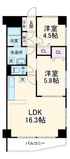 センチュリー鴻巣第三【5階】の間取り