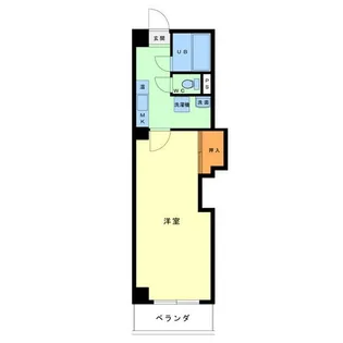 レジデンスカープ小山【611号室】の間取り