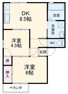 フォーメイト紺屋町【1階】の間取り