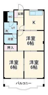 クオリティパレス【4階】の間取り