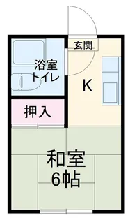 斉藤コーポ2号棟【102号室】の間取り