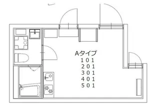 ルーデンス平和島【5階】の間取り
