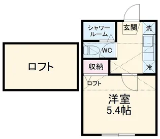 メゾン・ド・ヴェール【2階】の間取り