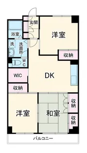 ハイム下鶴間【1階】の間取り