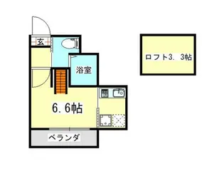 サニークレスト横濱山手【201号室】の間取り