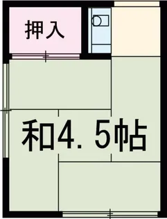 たかみ荘【6号室】の間取り