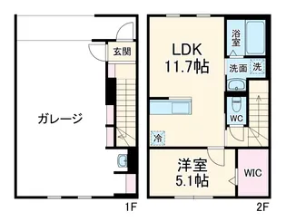 Inframince Edge【1階】の間取り