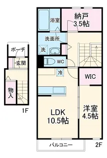 Juste Paix Sato【2階】の間取り