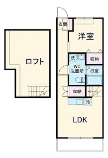 ダイレクト・メゾン茂原№1【2階】の間取り