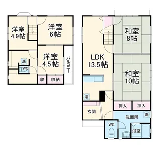 ハイツ伊藤【1階】の間取り